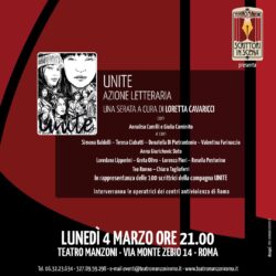 Locandina Unite Scrittori in scena