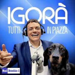 Igor Righetti con il suo inseparabile bassotto Byron 1