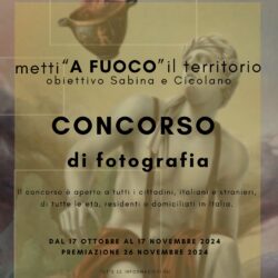 Locandina concorso fotografico